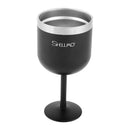 Kit Gin Premium M: 9 especiarias + Dosador + Colher Bailarina + Taça Térmica a Vácuo para Gin PRETA - 530ML